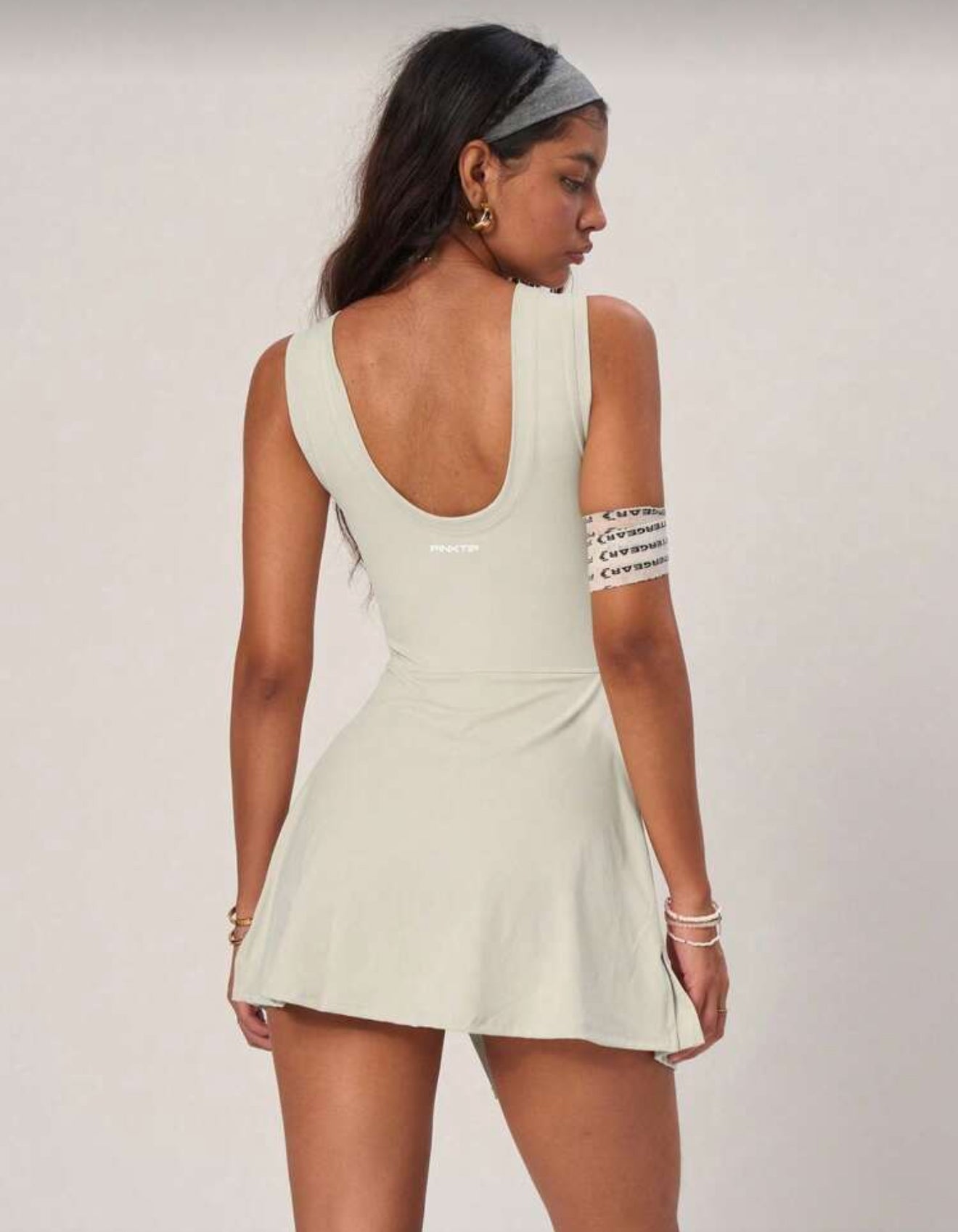 Robe de yoga sans couture avec short intégré