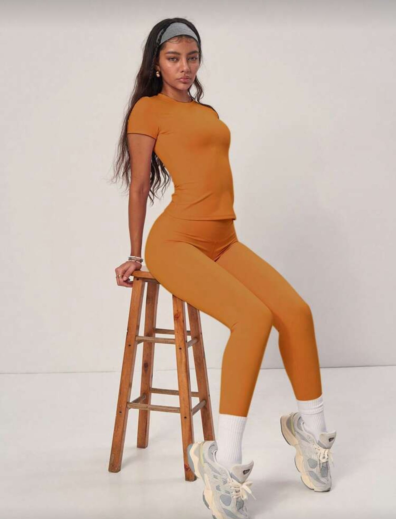 Ensemble gainant orange