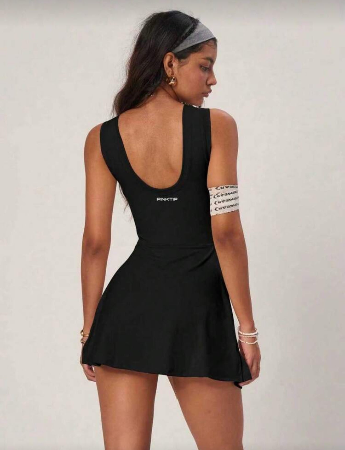 Robe de yoga sans couture avec short intégré