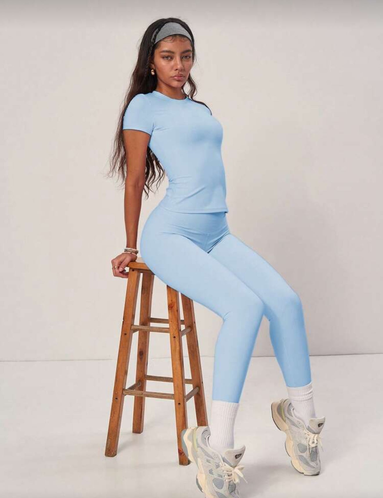 Pinktip ensemble gainant bleu ciel