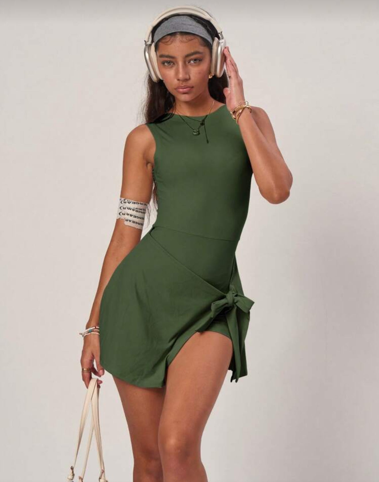 Robe sans couture avec short intégré