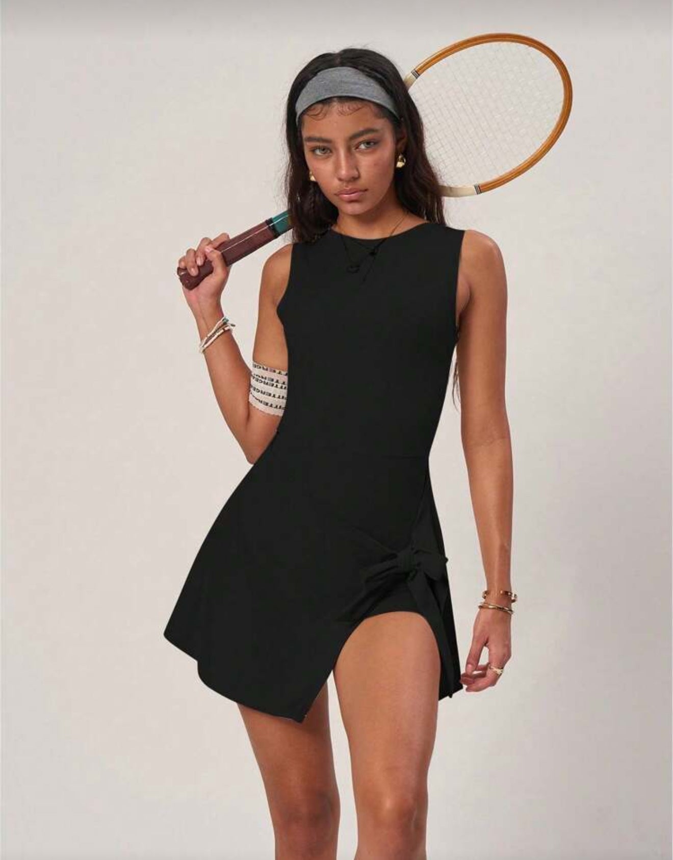 Robe de yoga sans couture avec short intégré