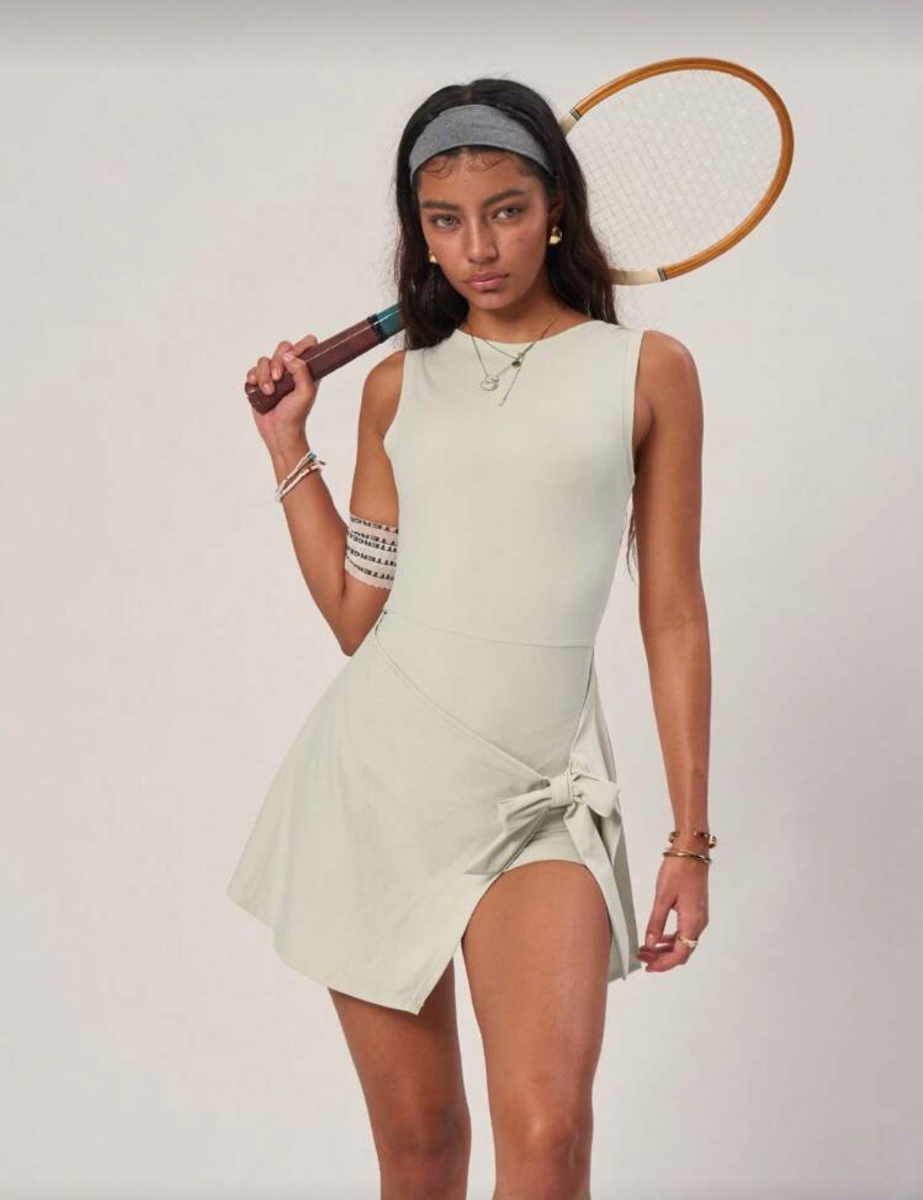 Robe de yoga sans couture avec short intégré