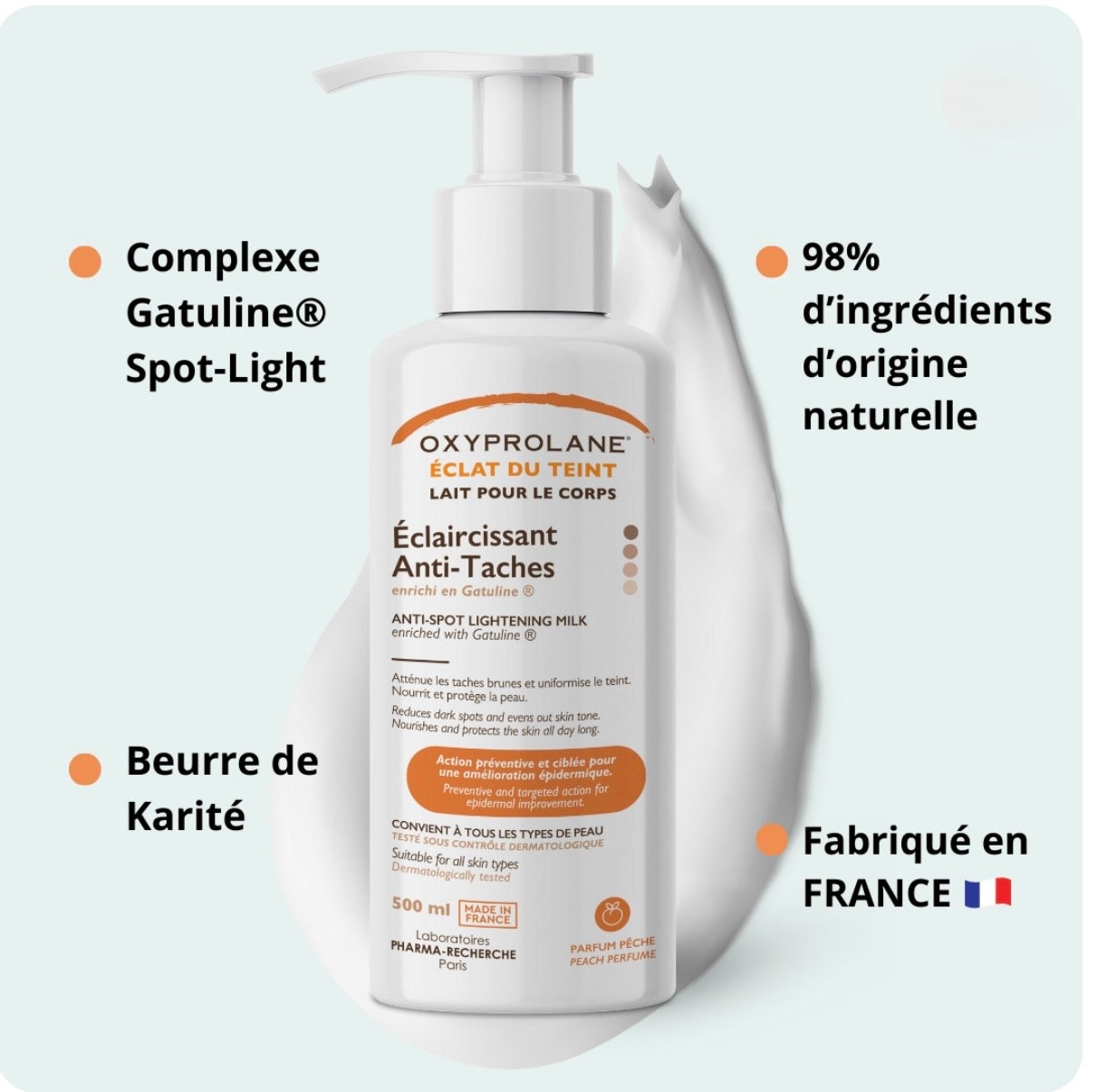 Lait éclaircissant anti-taches