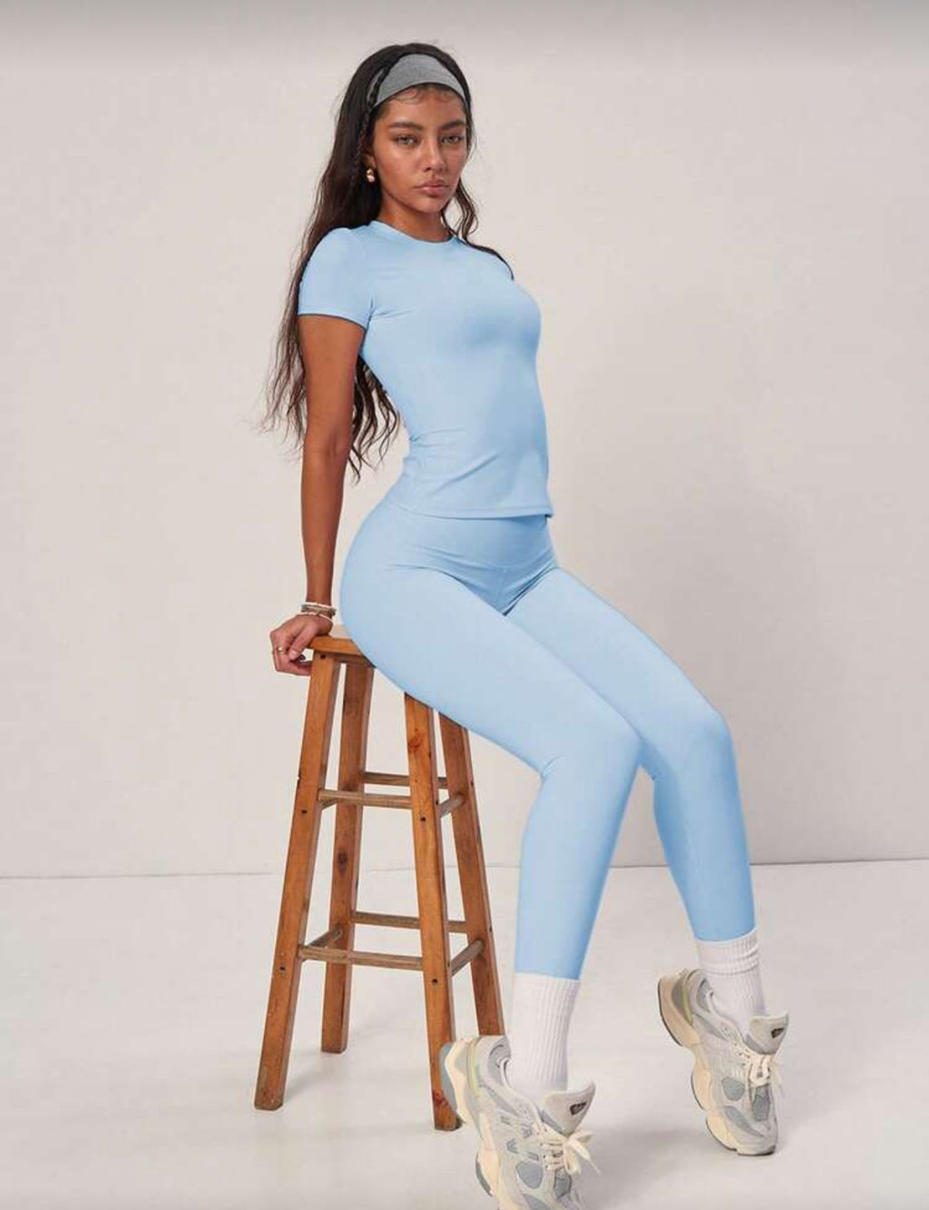 Pinktip ensemble gainant bleu ciel