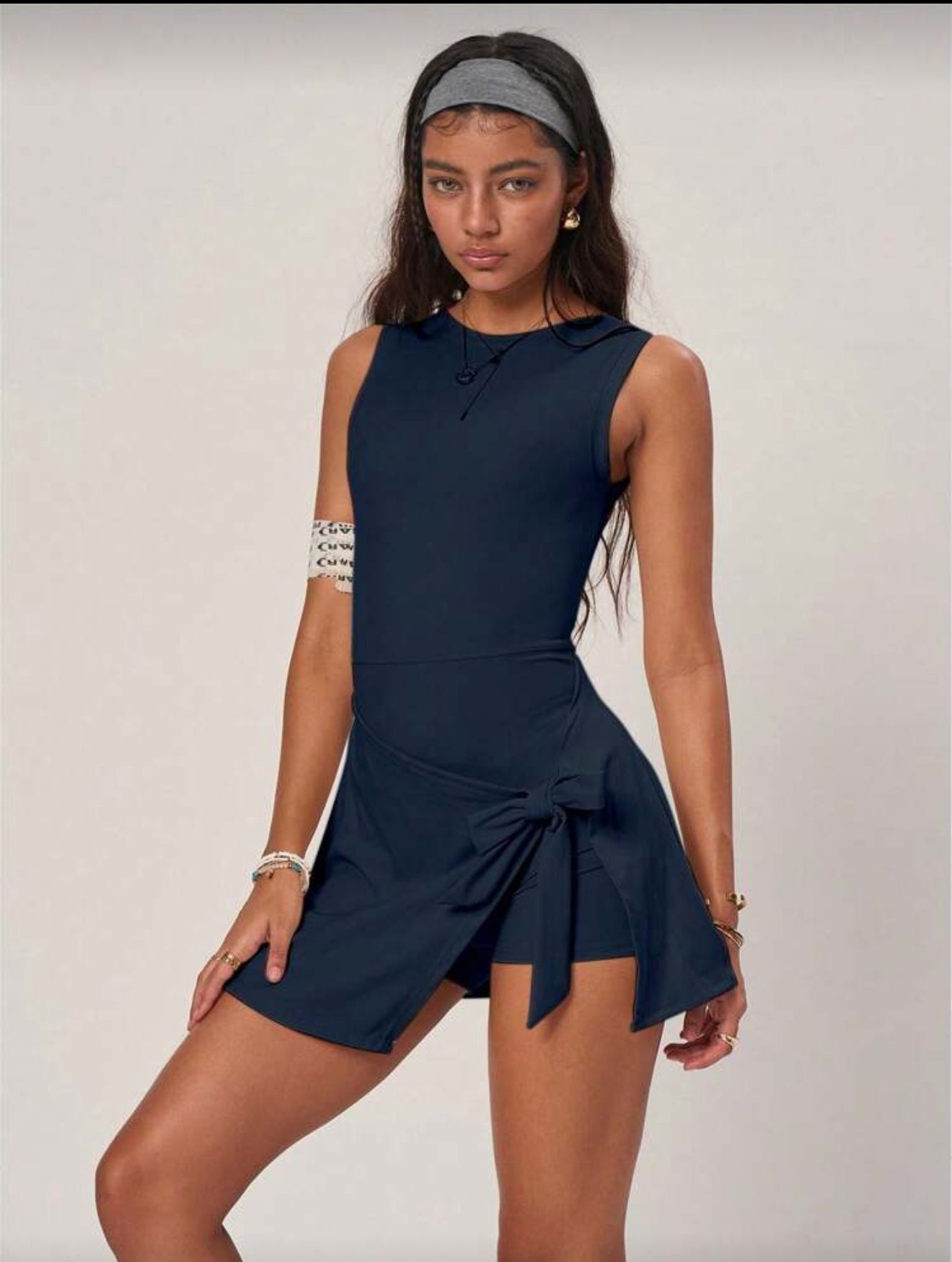 Robe sans couture avec short intégré