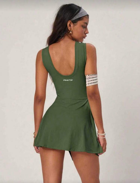 Robe sans couture avec short intégré