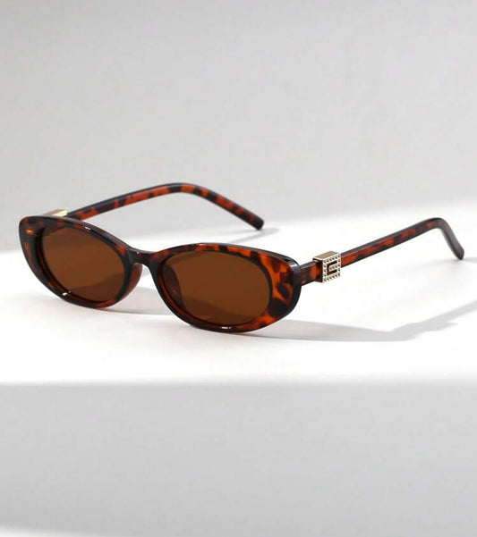 Lunettes vintage imprimé léopard