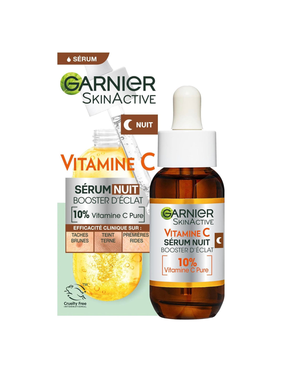 Garnier SkinActive -Sérum Nuit Booster d’Éclat 30 ml