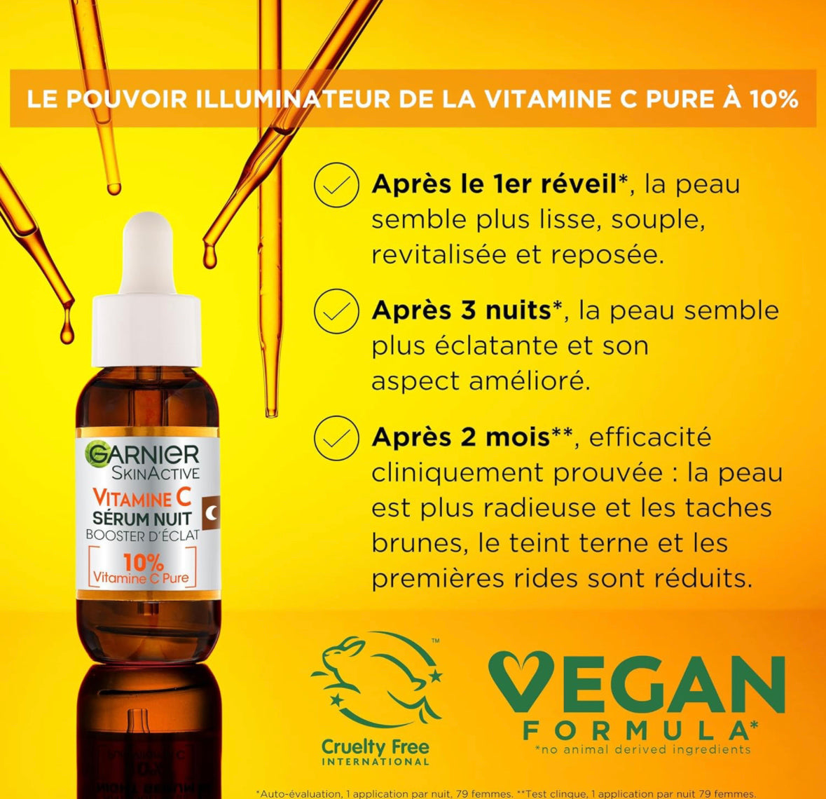 Garnier SkinActive -Sérum Nuit Booster d’Éclat 30 ml