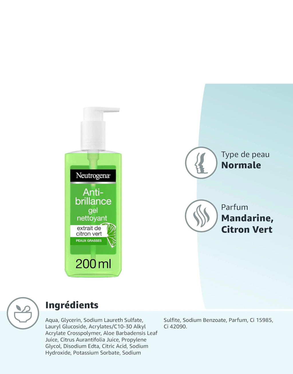 Gel exfoliant peaux grasses