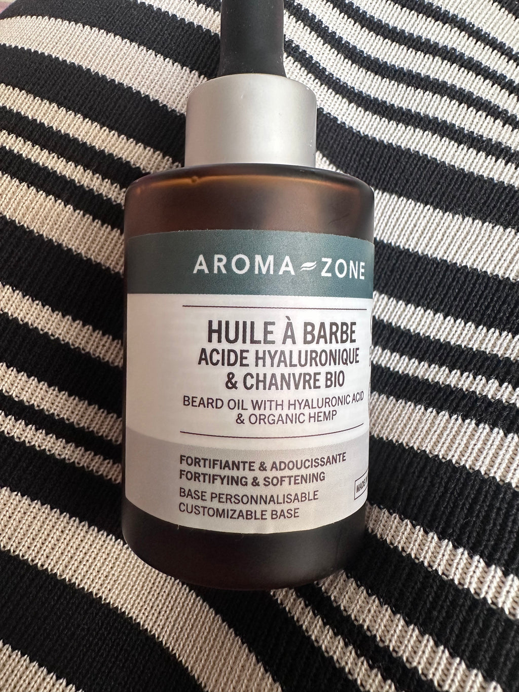 Huile à barbe Acide hyaluronic et chanvre bio